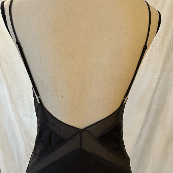 Vintage Y2K Victoria’s Secret Silk sheer cut out Dress 🖤 - Picture 2 of 10